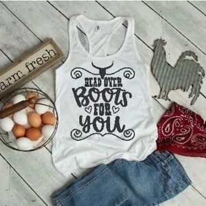Head Over Boots Tank
